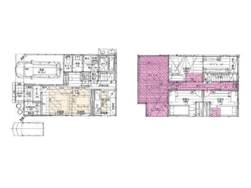 高知市新屋敷 一戸建 の間取り画像