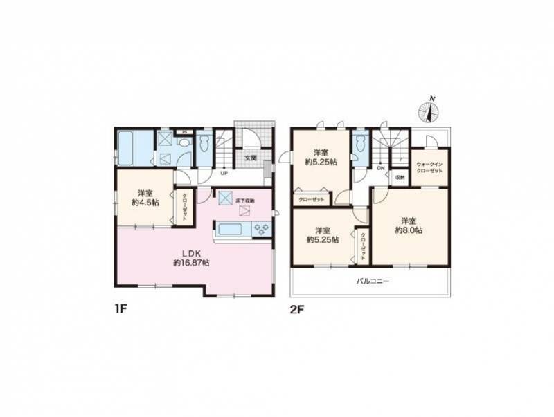 高知市介良乙 一戸建 の間取り画像