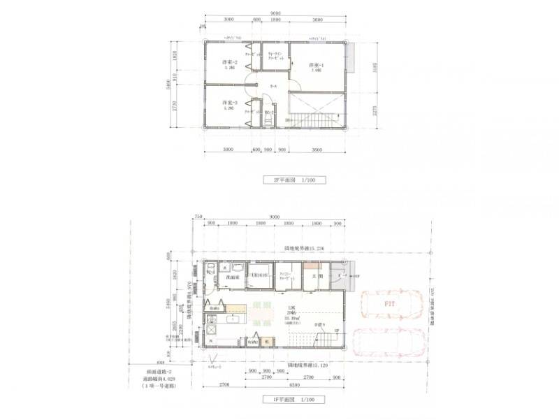 高知市秦南町 一戸建 の間取り画像