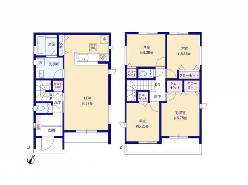 高知市桟橋通 一戸建 の間取り画像