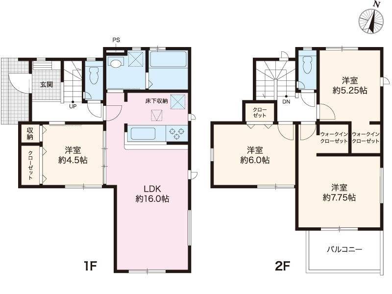 高知市東石立町 一戸建 の間取り画像