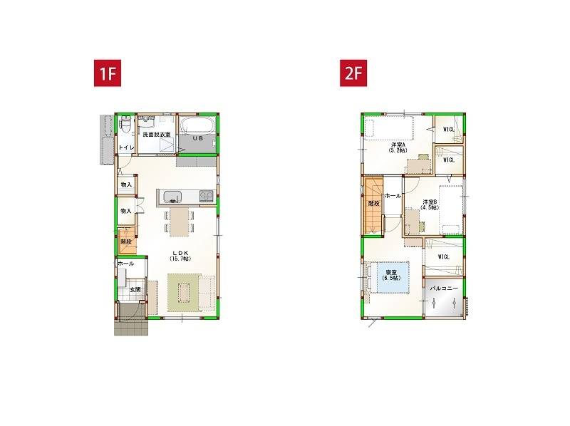 高知市相模町 一戸建 の間取り画像