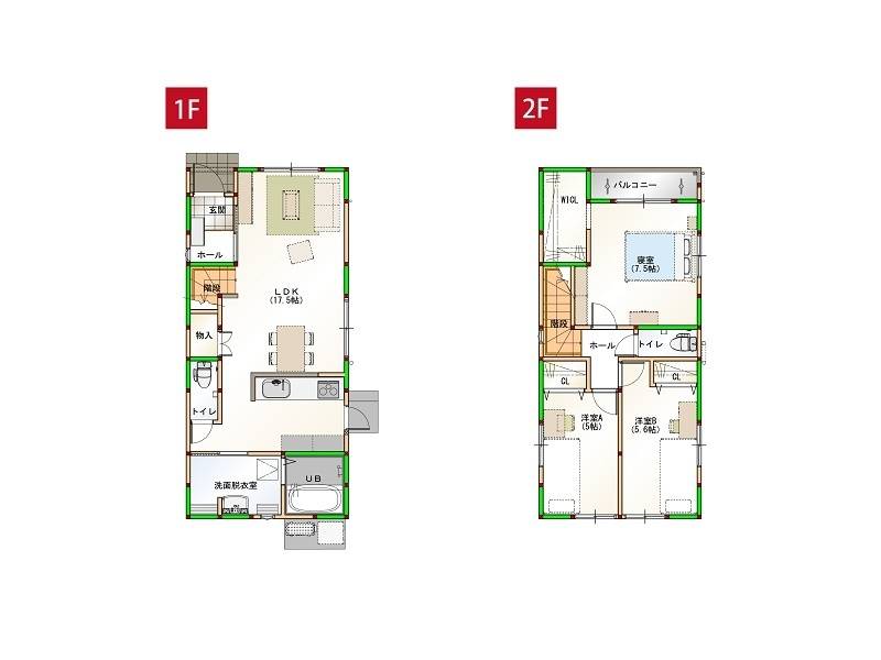 高知市北竹島町 一戸建 の間取り画像