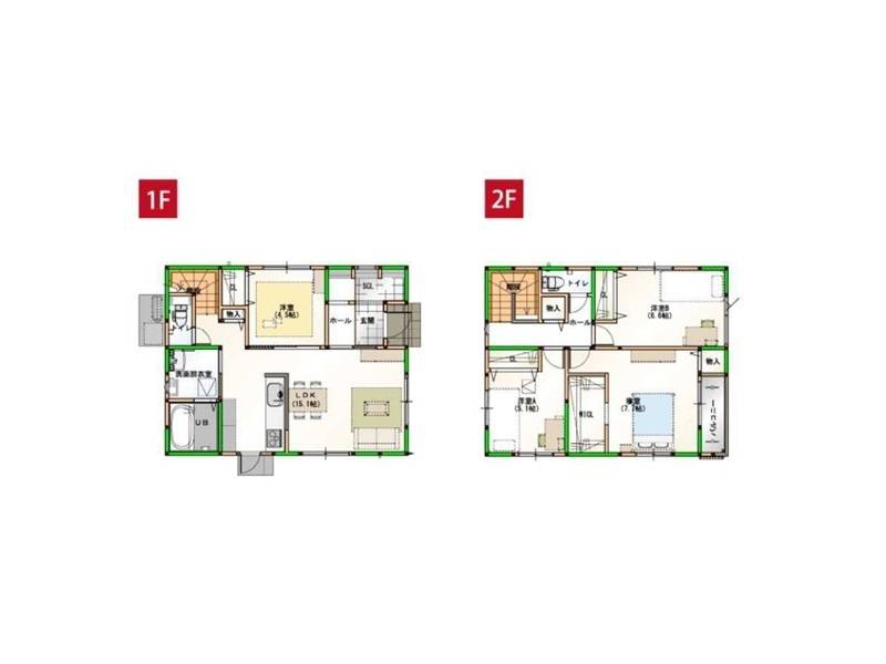 高知市一宮西町 一戸建 の間取り画像