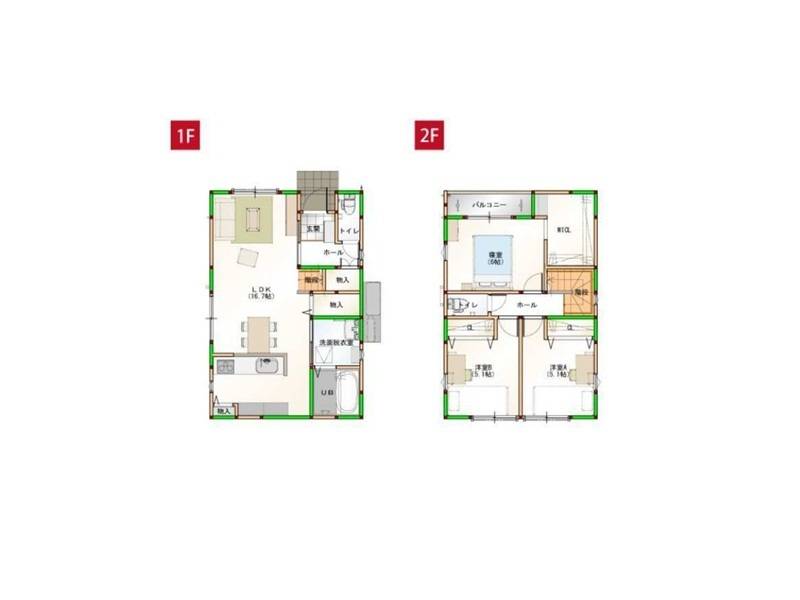 高知市塩屋崎町 一戸建 の間取り画像