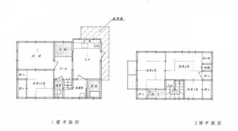 高知市横内 一戸建 の間取り画像