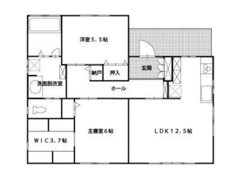 高知市みづき 一戸建 の間取り画像