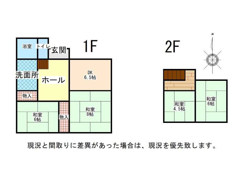 高知市布師田 一戸建 の間取り画像