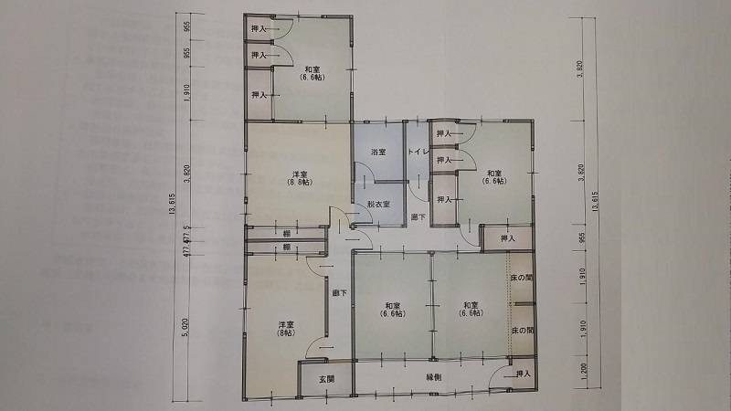 南国市立田 一戸建 の間取り画像