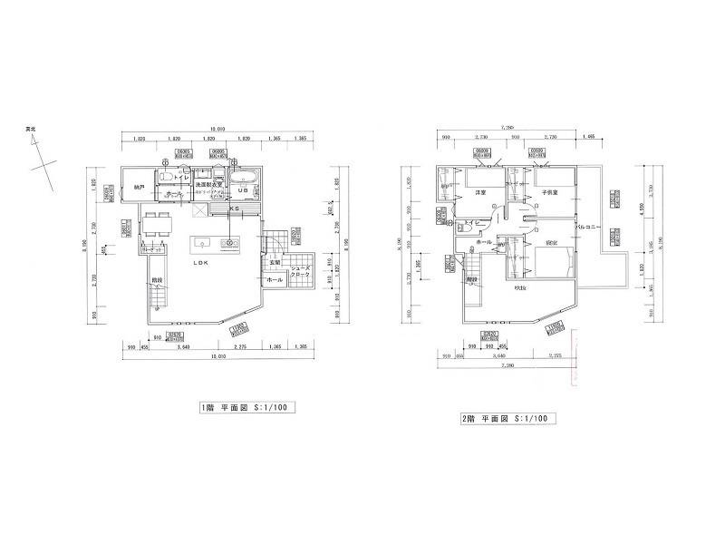 高知市一宮東町 一戸建 の間取り画像