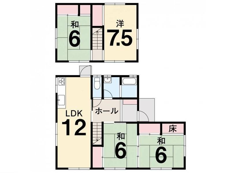 香南市野市町みどり野 一戸建 の間取り画像