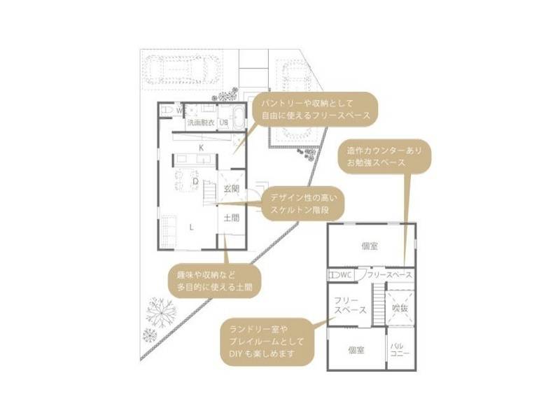 高知市一宮東町 一戸建 の間取り画像