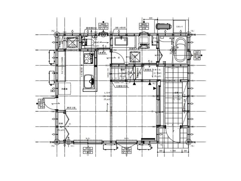 高知市福井扇町 一戸建 の間取り画像