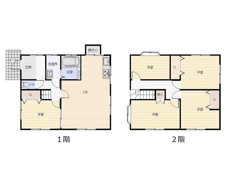 香南市野市町みどり野東 一戸建 の間取り画像