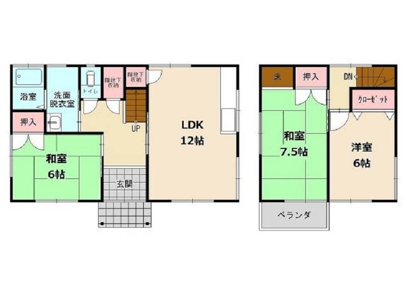 香南市野市町西野 一戸建 の間取り画像