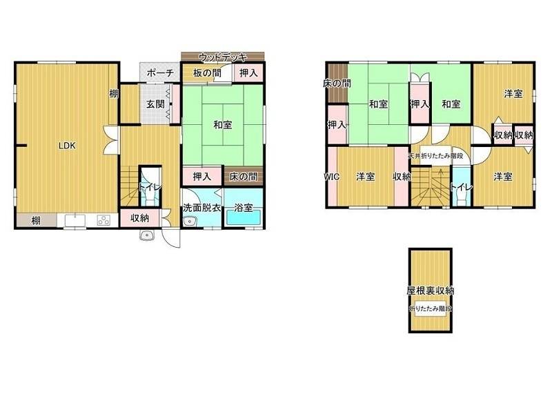 高知市横浜新町 一戸建 の間取り画像