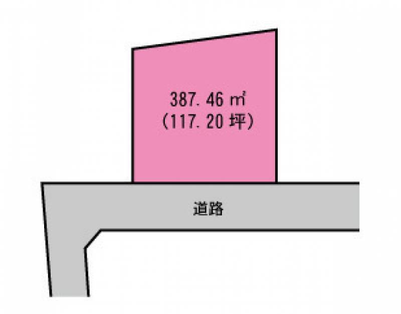 高知市十津  の区画図