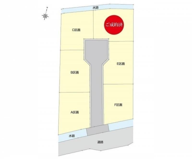 土佐市高岡町乙  の区画図