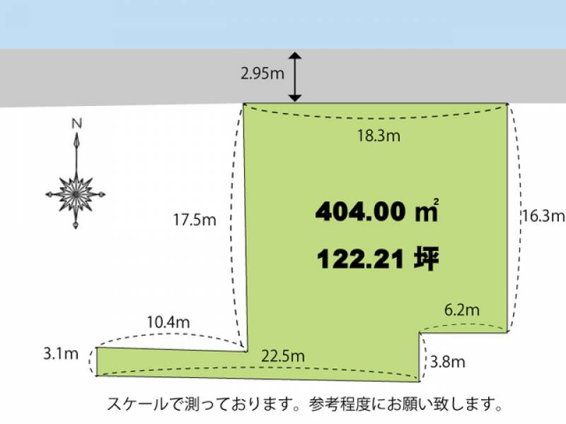 高知市神田  の区画図