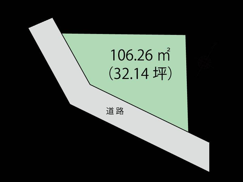 高知市旭天神町  の区画図