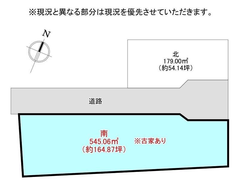 高知市十津  の区画図