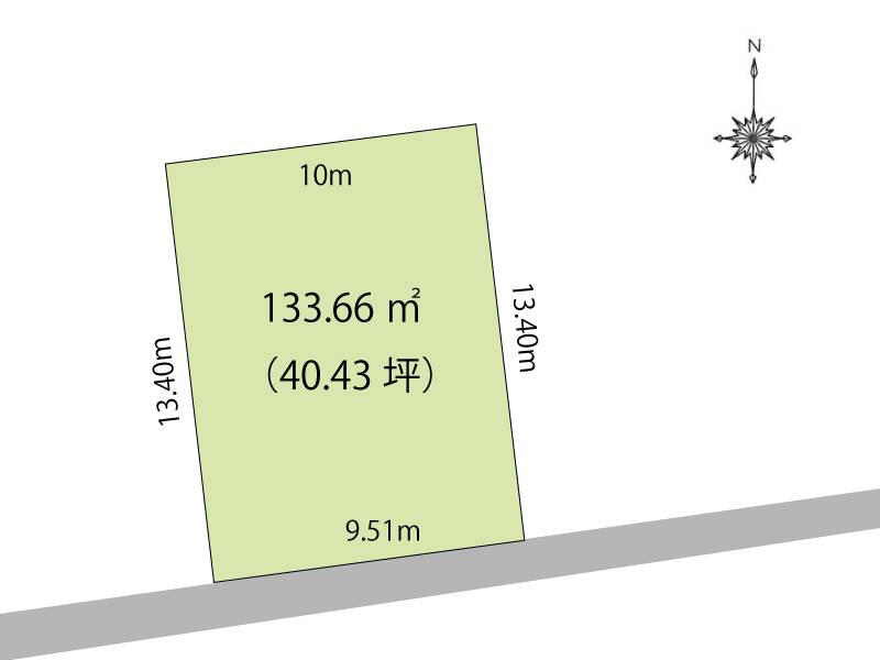 高知市八反町  の区画図