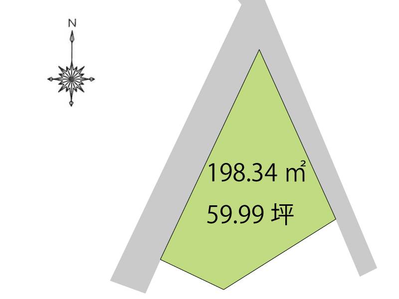 高知市旭天神町  の区画図