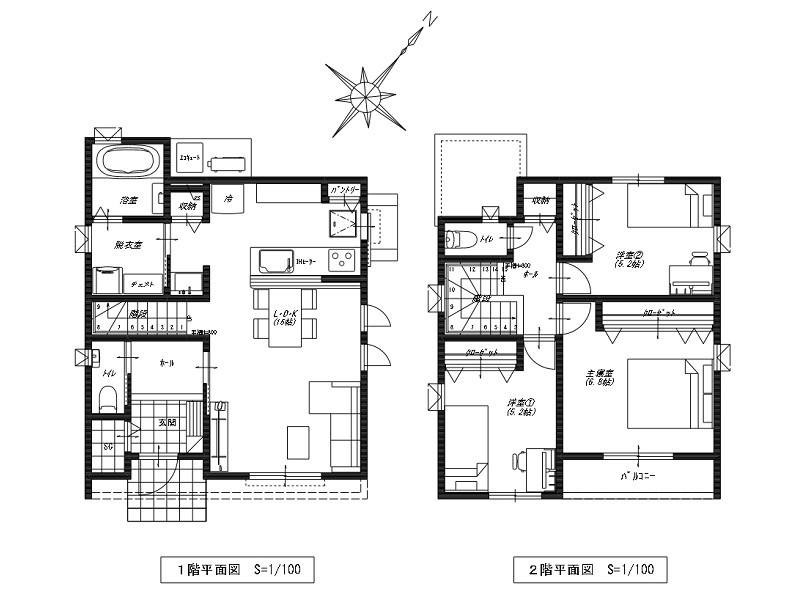 高知市朝倉西町  の区画図