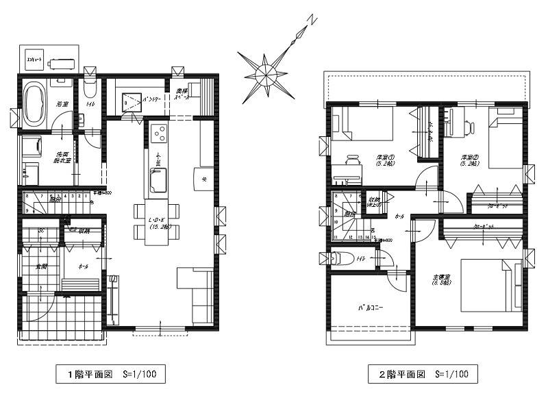 高知市朝倉西町  の区画図