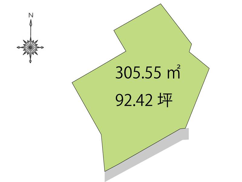 高知市重倉  の区画図