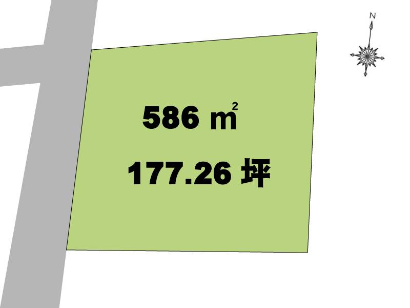 吾川郡いの町枝川  の区画図