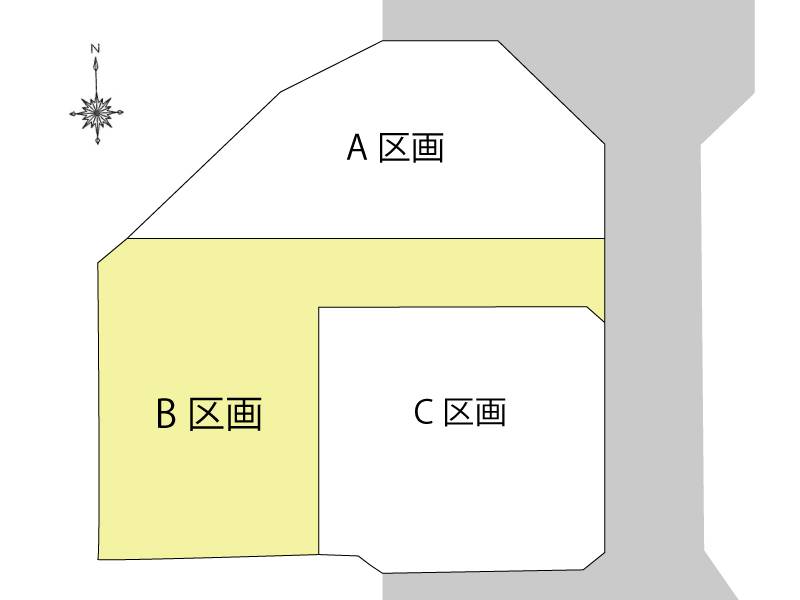 高知市瀬戸東町  の区画図