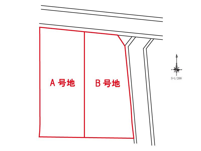 高知市朝倉丙  の区画図