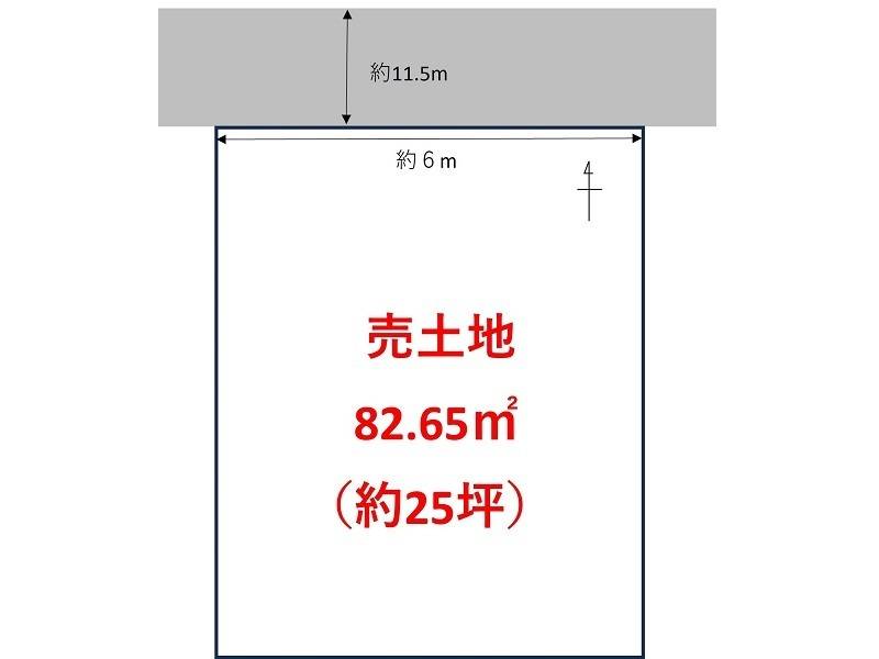 高知市高須新町  の区画図