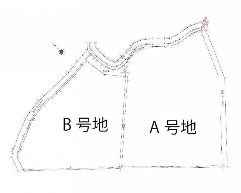 香美市土佐山田町楠目  の区画図