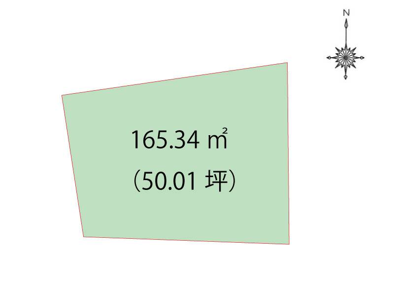 吾川郡いの町枝川  の区画図