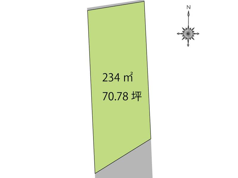 高知市一宮西町  の区画図