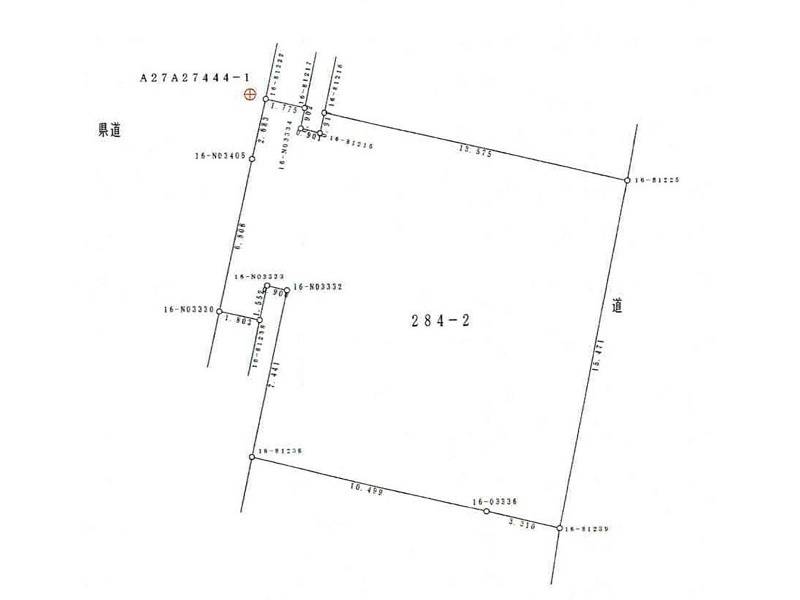 高知市瀬戸  の区画図
