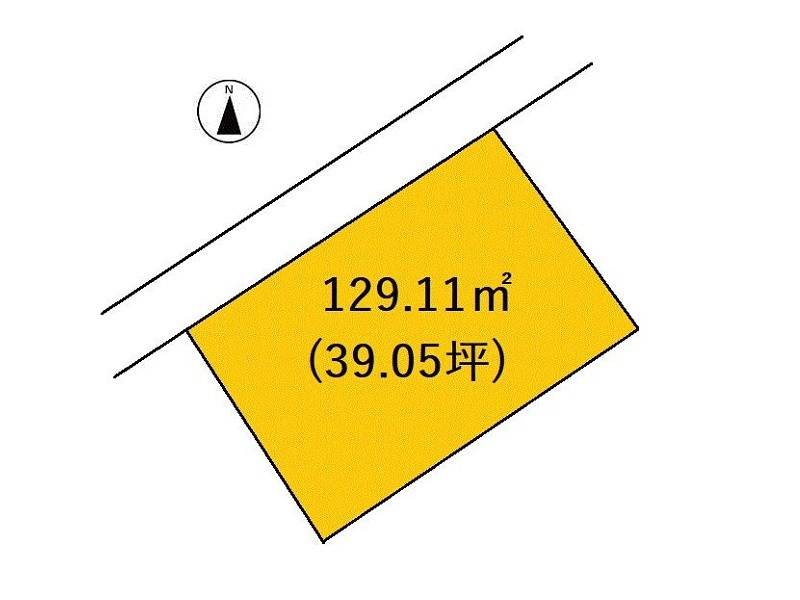 高知市南竹島町  の区画図
