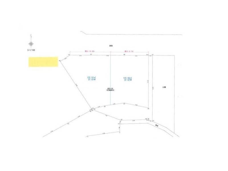 高知市福井町  の区画図