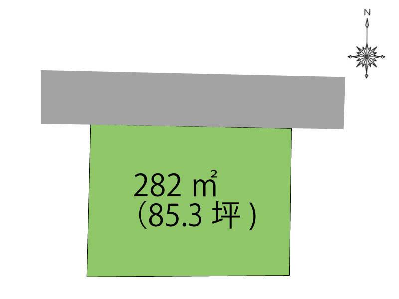 高知市瀬戸  の区画図