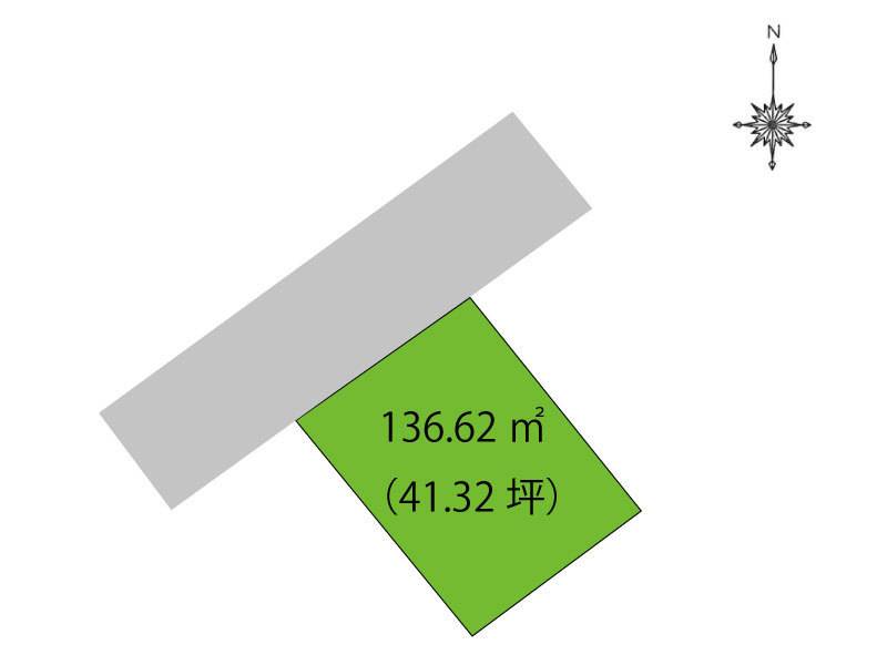 高知市河ノ瀬町  の区画図