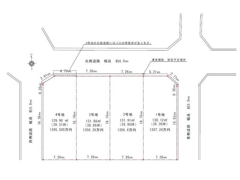 高知市加賀野井  の区画図