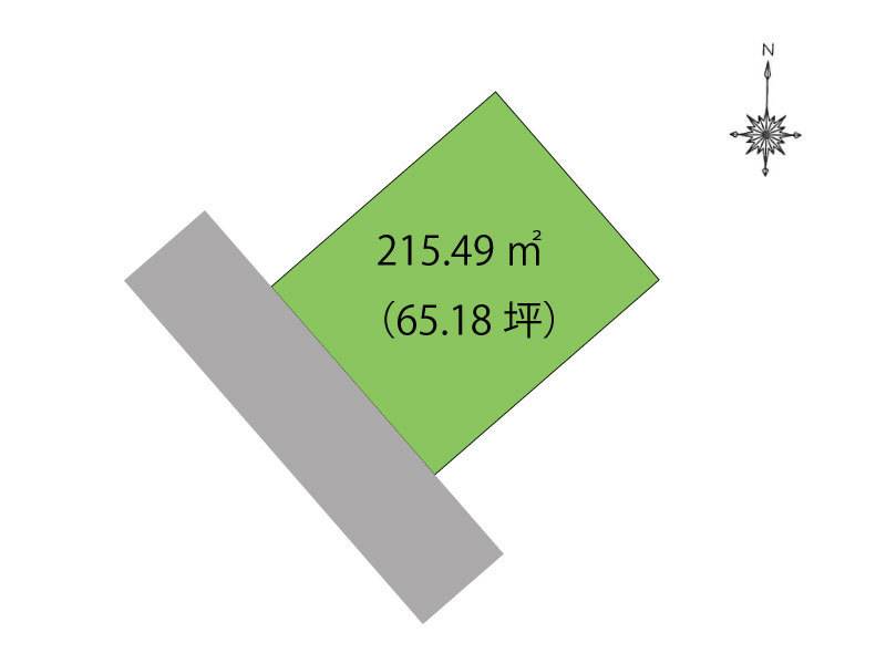 香南市野市町みどり野東  の区画図