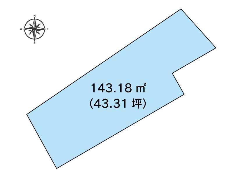 高知市鴨部  の区画図