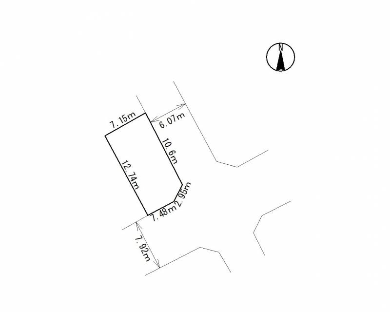 高知市桟橋通  の区画図