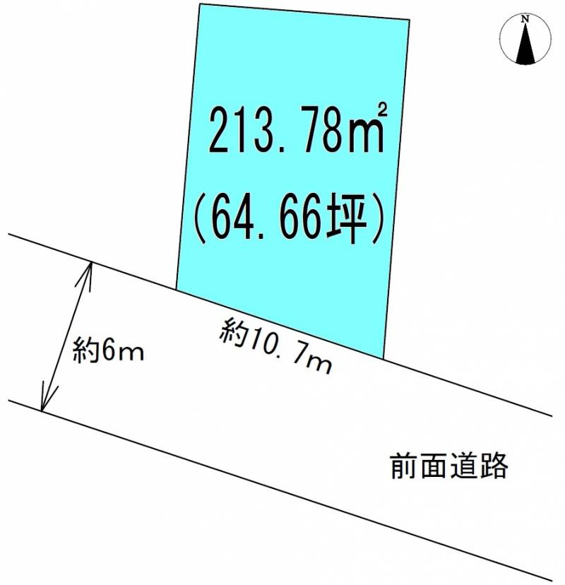 高知市土居町  の区画図