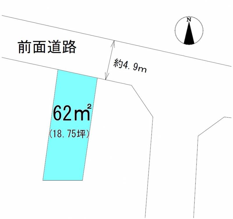 高知市長浜  の区画図