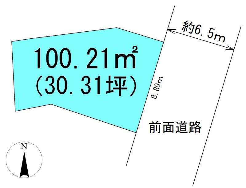 高知市梅ノ辻  の区画図