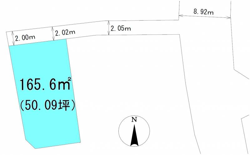 高知市横浜東町  の区画図